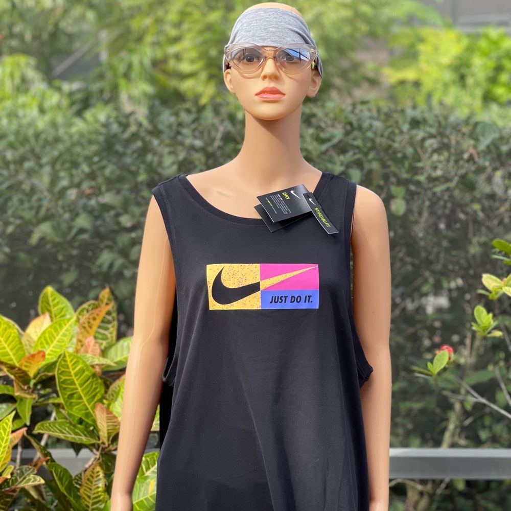 NIKE DRI FIT ICON TANK BLACK DH2712-010